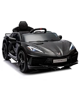 Slickblue Corvette Dual-Wheel Drive Sports Car – 12V 4.5Ah with 2.4G Remote Control for Kids