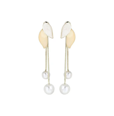 Sohi Women's Petal Drop Earrings