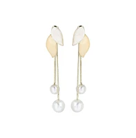 Sohi Women's Petal Drop Earrings