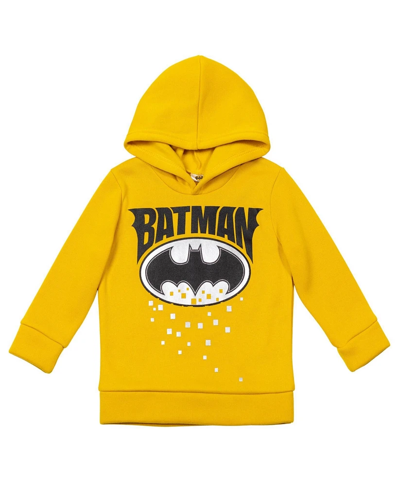 Dc Comics Toddler Boys Justice League Batman Fleece Pullover Hoodie to