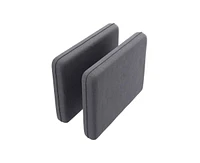 gaomon Velvet Side Armrest Module for Modular Sectional Sofa, Pair of Armrests for Sectional Couch Modular Sofa Couch