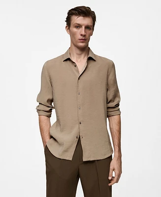 Mango Men's Regular Shirt