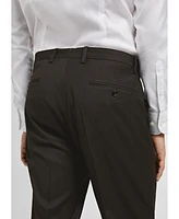 Mango Men's Stretch Fabric Suit Pants