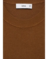 Mango Men's Structured Knitted T-Shirt