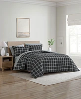 Swift Home Grid Plaid Reversible -Pc. Comforter Set