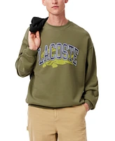 Lacoste Men's Loose-Fit Logo Graphic Sweatshirt