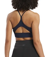 Reebok Women's Workout Ready Tri Back Medium Impact Sports Bra