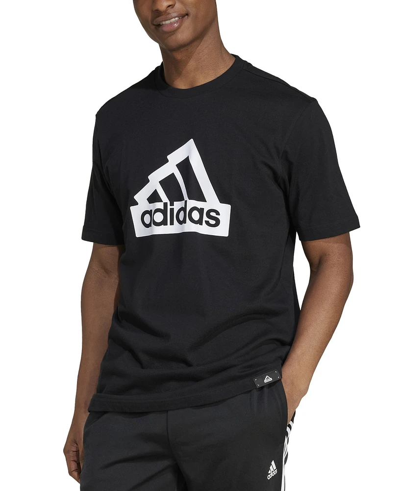 adidas Men's Modern Essentials Regular-Fit Logo Graphic T-Shirt