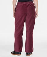 On 34th Women's Ribbed Velour Drawstring Pants, Created for Macy's