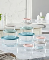 Pyrex Simply Store 20-Piece Round Glass Storage Set