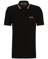 Boss by Hugo Men's Contrast Logo Polo