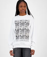 Grayson Threads, The Label Juniors' Los Angeles Photo Print Sweatshirt