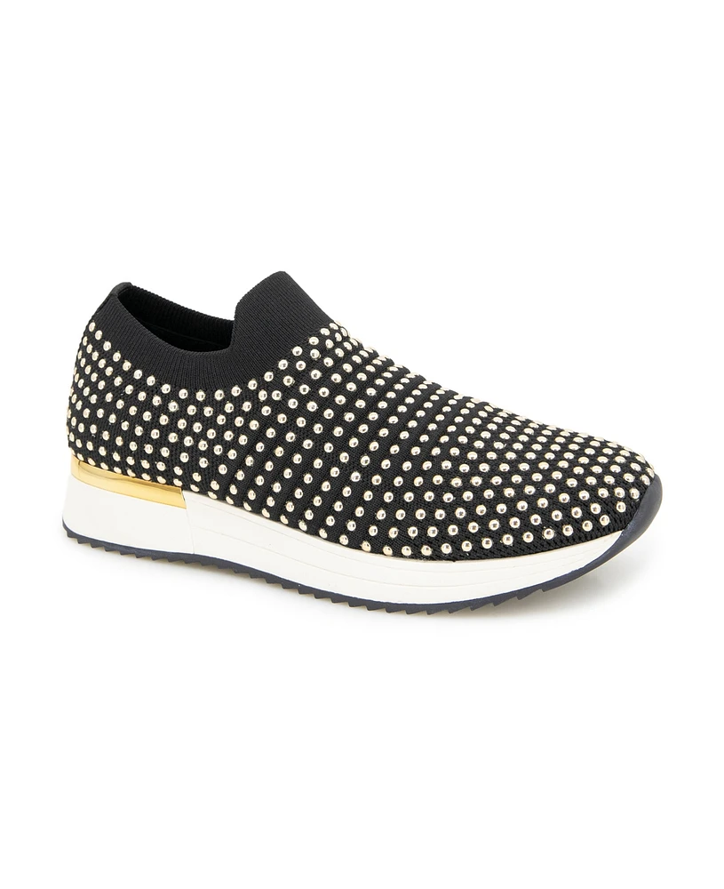 Kenneth Cole Reaction Women's Cameron Stud Slip On Sneakers