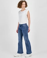 Liverpool Los Angeles Women's Hannah Mid-Rise Flare-Leg Jeans