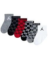 Jordan Baby Monogram Socks, 6-Pack