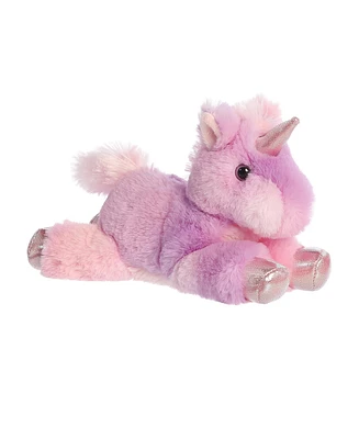 Aurora Small Unicorn Mini Flopsie Adorable Plush Toy Rainbow 8"