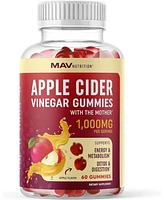 Mav Nutrition Apple Cider Vinegar Gummies with Vitamin B6, B12 & Folic Acid