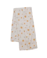 Lambs & Ivy Jungle Adventure 2-Pack Cotton Muslin Newborn Baby Swaddle Blankets