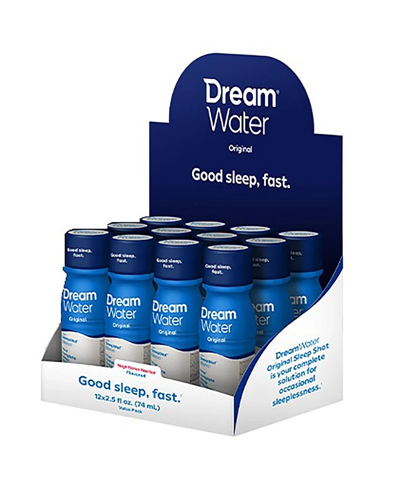 Dream Water Dream Water: Sleep Aid Shot - Nighttime Nectar - 12pk