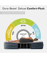 Intex Dura Beam Comfort Plus Airbed Mattress w/ Built-In Pump, Twin Size