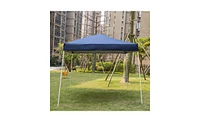 Slickblue Portable Home Use Waterproof Folding Tent Blue