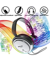 Philips Wired Studio Headphones with Mic – High-Fidelity Sound, Ideal for Podcasts, Recording, and Studio Monitoring, Includes Add-On Adapter