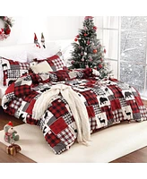 gaomon 3 Pieces Christmas Duvet Cover Bedding Set