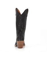 Buck & Brana Dorothy Bling - Leather Cowgirl Boots With Rhinestones By