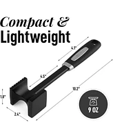 Metal Meat Tenderizer Hammer - Dual-Sided Meat Mallet Tenderizer With Comfort-Grip Handle