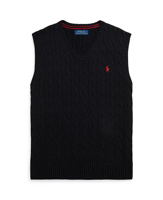 Polo Ralph Lauren Big Boys Cable- Knit Sweater Vest