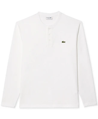 Lacoste Men's Long-Sleeve Henley T-Shirt