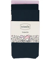 Trimfit 2-Pk. Opaque Footed Tights, Little Girls & Big