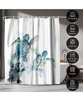 Americanflat Coastal Shower Curtain Revolving Motion by Suren Nersisyan