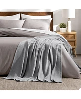 Bare Home Cotton Waffle Blanket Full/Queen