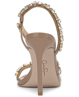 Jessica Simpson Women's Jaycin Barely-There Rhinestone Evening Sandals