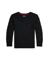 Polo Ralph Lauren Toddler and Little Boys Cable-Knit Cotton Sweater