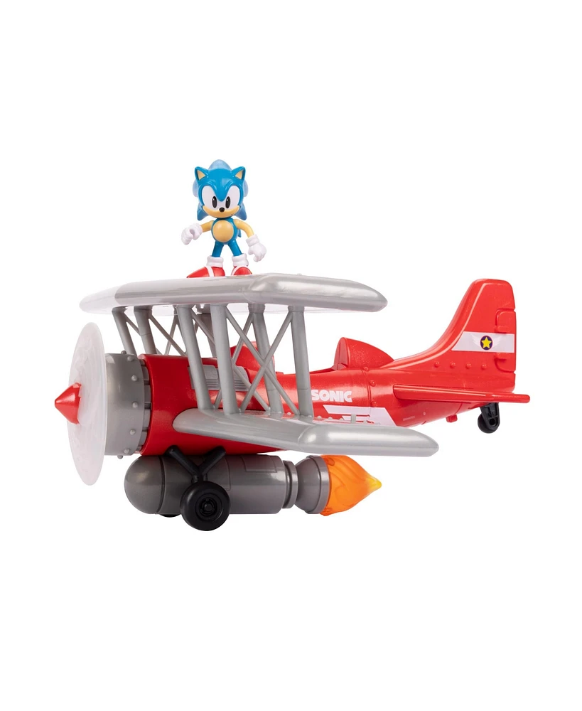 Sonic 2.5" Tornado Biplane Playset