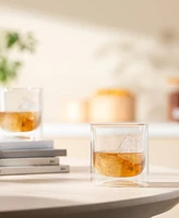 Bodum Skal Double-Walled Whiskey Glasses, Set of 2