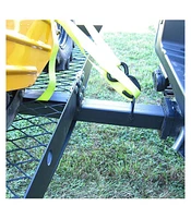 Tow Tuff 62 Inch Steel Cargo Carrier and Bike Rack, Fits All 2 Inch Receivers