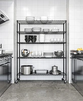 Seville Classics UltraDurable 5-Tier Steel Wire Shelving System