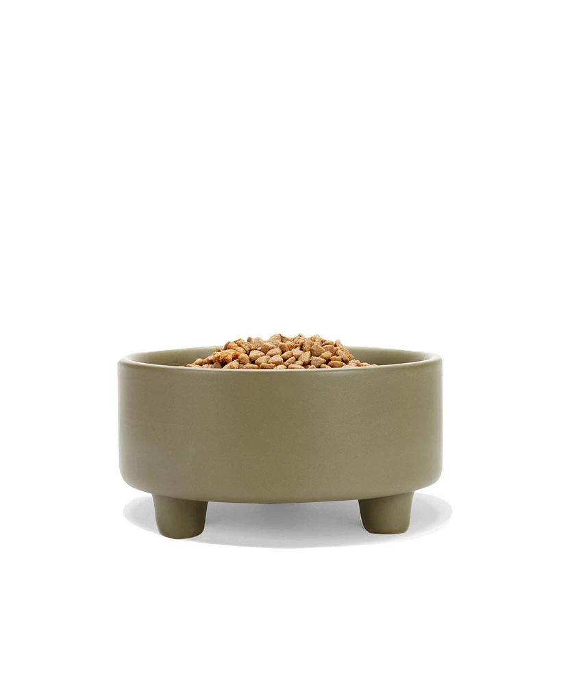 Waggo Uplift Bowl - Olive- Medium