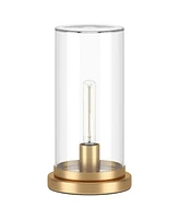 Hudson & Canal 13" Metal Perabo Tall Uplight Mini Lamp