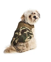 Hotel Doggy Camo Micro Fleece Lined Sherpa Vest