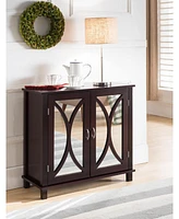 Kings Brand Furniture Marietta Espresso Buffet Accent Cabinet, Espresso