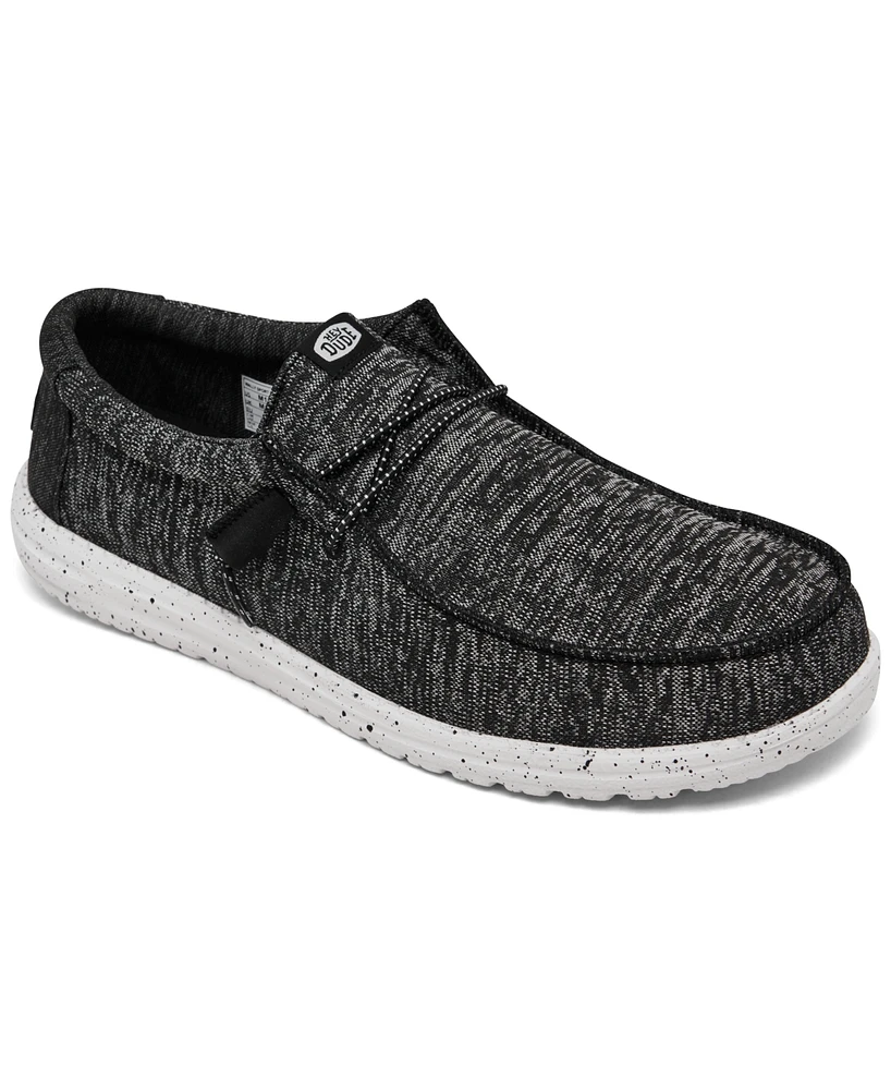 Hey Dude Men's Wally Sport Knit Casual Moccasin Sneakers from Finish Line