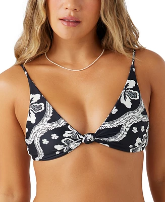 O'Neill Juniors' Quinn Tropical Pismo Bikini Top