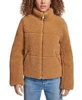 Levi's Women's Stand Collar Sherpa Puffer Jacket