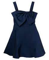 Rare Editions Big Girls Asymmetrical Bow Party Dress