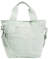 adidas Unisex Corduroy Adjustable-Strap Mini Tote Bag