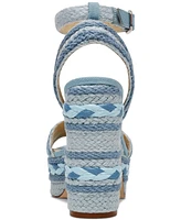 Steve Madden Women's Luccie Platform Raffia Dress Sandals